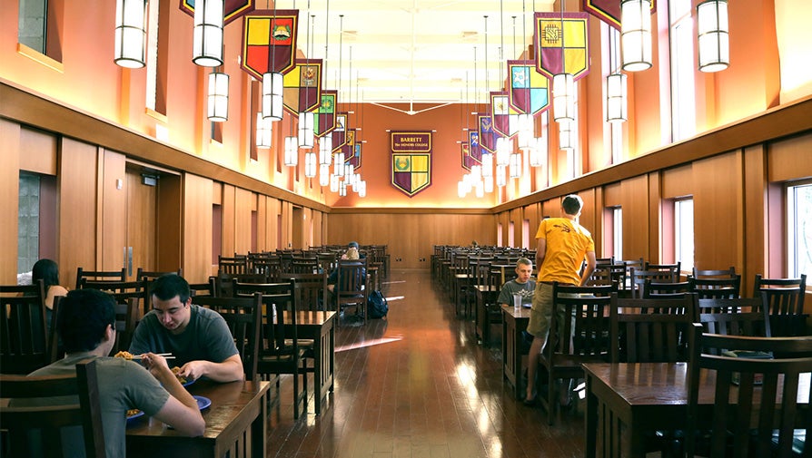 ASU Barrett dining hall