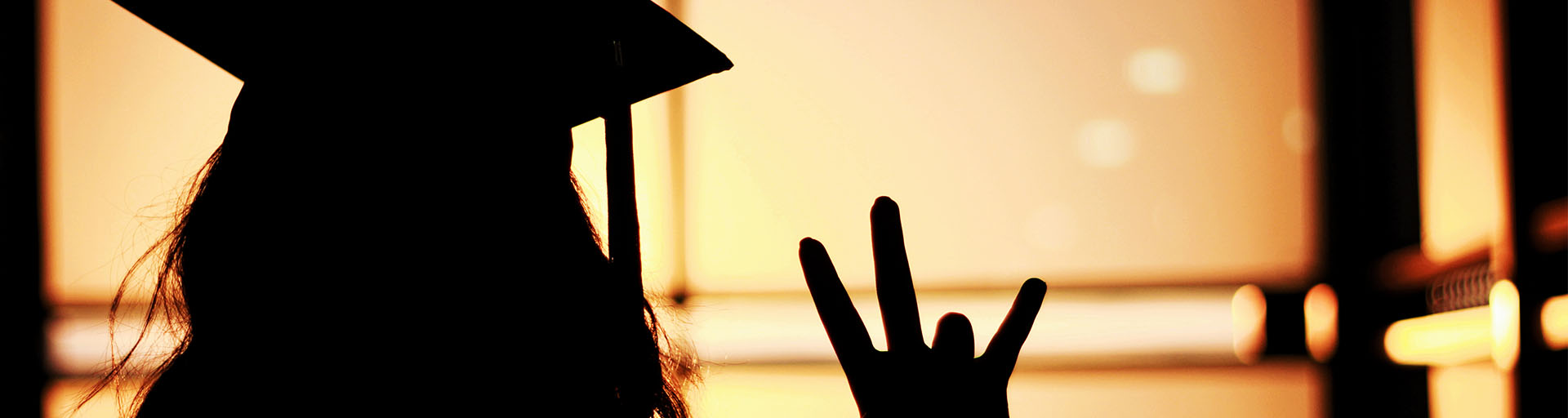 ASU pitchfork and grad cap silhouette